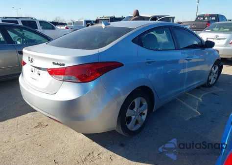 2012 Hyundai Elantra Gls из США, поврежденный, VIN 5NPDH4AE4CH073780